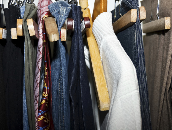 wasting closet space